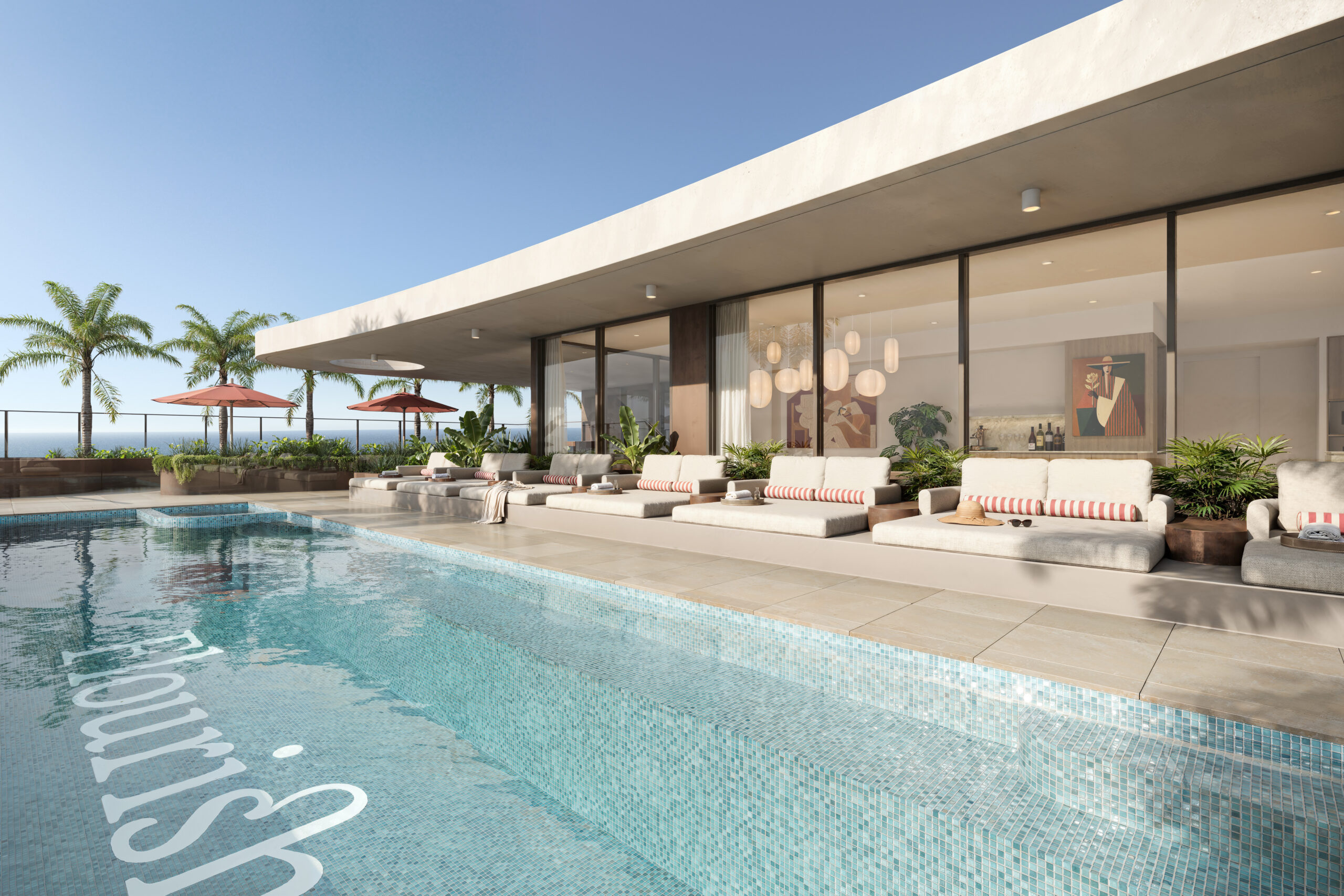 Amargo rooftop overlooking Palm Beach